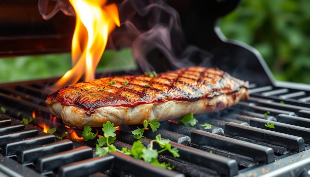 how to grill a london broil on a gas grill